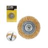 Escova de Aço Circular Ondulada com Haste 2½'' GB59265 MB Tools 65mm