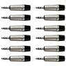 Conector P2 Stereo 3,5mm Plt Wc 1323 Trs Wireconex 10 Unidades