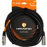 Cabo Para Microfone Hayonik Player XLR Fêmea x XLR Macho 7m Preto