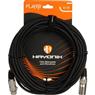 Cabo Para Microfone Hayonik Player XLR(F) x XLR(M) 10m Preto