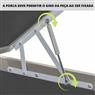 Kit 2 Pistão Mola Gás Para Cama De Casal Box Baú 784n/80kgf - UN / 2