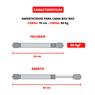Kit 2 Pistão Mola Gás Para Cama De Casal Box Baú 784n/80kgf - UN / 2