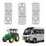 Kit 3 Dobradiças P/ Porta Ferro Agrícola ônibus Uso Geral - UN / 3