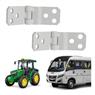 Par 2 Dobradiças P/ Porta Ferro Agrícola ônibus E Uso Geral - UN / 2