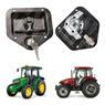 Par Puxador Maçaneta Inox Com Chave Veículos Agrícolas Preta - UN / 2