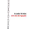 80 Mt Corrente Plástica Isolamento Calha Chuva Elo G Branco