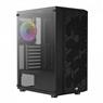 Gabinete Gamer Aerocool Hive Preto RGB Lateral Vidro