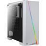 Gabinete Gamer Aerocool Cylon Branco RGB Lateral Acrílico