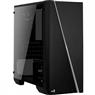 Gabinete Gamer Aerocool Mini Cylon Preto RGB Lateral Acrílico