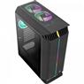 Gabinete Gamer Aerocool Gladiator Preto RGB Lateral Vidro