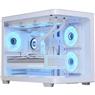 Gabinete Gamer Aerocool ATX P300C Branco Lateral Vidro