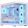 Gabinete Gamer Aerocool ATX P500C Branco Lateral Vidro