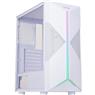 Gabinete Gamer Fortrek Holt Mid Tower RGB Branco
