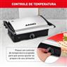 Grill Arno Dual GNOX Inox Com Abertura de 180° 127v