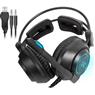 Headset Gamer Fortrek Vickers P2 + USB RGB Preto