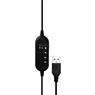 Headset Office Fortrek FK 731A USB Preto