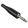 Kit 10 Conectores P10 Mono Preto Wc 181 Wireconex