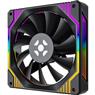 Kit Cooler Fan ARGB Fortrek Frosty Preto Com Controladora/Controle