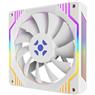 Kit Cooler Fan ARGB Fortrek Frosty Branco Com Controladora/Controle