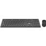 Kit Teclado e Mouse Lecoo KW201 Sem Fio Preto