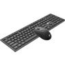 Kit Teclado e Mouse Lecoo KW201 Sem Fio Preto