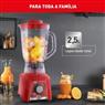 Liquidificador Arno Power Mix LQ34 700W Limpa Fácil Vermelho 127V