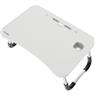 Mesa para Notebook Portátil Fortrek Lapdesk com Gaveta Embutida Branco