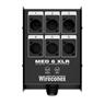 Painel Para Multicabos Sem Conectores 6 Vias Xlr Wireconex
