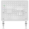 Pegboard Office Painel Organizador Fortrek Grid Space 42x48 Branco