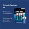 Pilha Alcalina 'd' Rayovac (cartela Com 2 Unidades) 20220