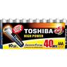 Pilha Alcalina AAA 1,5V LR03GCP (C/40 Pilhas) Toshiba