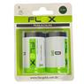Pilha Alcalina D Cartela Com 2 Unidades Flex