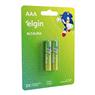 Pilha Alcalina Aaa2 Elgin Cartela Com 02 Unidades