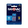 Pilha Alcalina Aaa2 Rayovac Cartela Com 02 Unidades