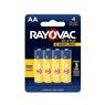 Pilha Zinco Aa4 Rayovac Amarelinhas Cartela Com 04 Unidades