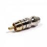 Plug RCA Metal Com Anel Preto PGRC0028 Storm - PCT / 10