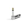 Plug P10 Mono 90º Metal Ponta Gold Storm - PCT / 10