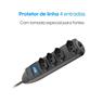 Protetor De Linha 4 Tom. 2p+t Cabo 1,5m Elgin