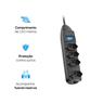 Protetor De Linha 4 Tom. 2p+t Cabo 1,5m Elgin