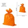 Saco De Lixo 100l Reforçado Laranja 50 Und