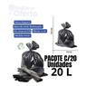 Saco De Lixo 20 Litros Reforçado Preto - 20 Unidades