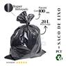 Saco De Lixo 20 Litros Super Reforçado Preto - 100 Unidades