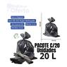 Saco De Lixo 20 Litros Super Reforçado Preto - 20 Unidades