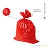 Saco De Lixo 40l Reforçado Vermelho 20 Und