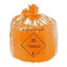 Saco De Lixo Tóxico Laranja 30 Litros C/ 100und Cd