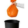 Saco De Lixo 60l Reforçado Laranja 20 Und