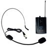 Sistema de Microfone Duplo Sem Fio Com Headset Leson LS962 Preto
