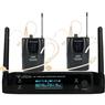 Sistema de Microfone Duplo Sem Fio Leson LS962 Bege