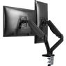 Suporte Articulado Para Dois Monitores com Pistão a Gás Fortrek FK 441S 17'-32'