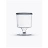 Taça Pit 150 C/ Tampa Cristal Com 100 Und